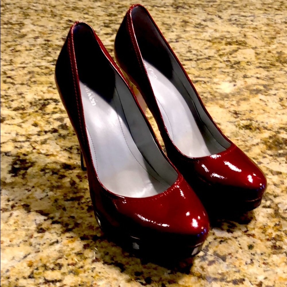 Calvin Klein Shoes rich burgundy color.